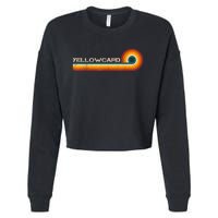 Yellowcard Retro Stripes Musician Vintage Cropped Pullover Crew