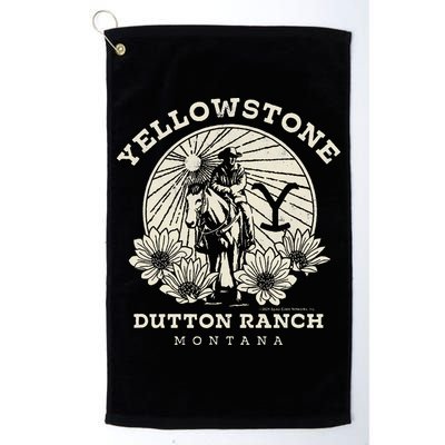 Yellowstone Ranch Solo Horseback Rider Golf Towel