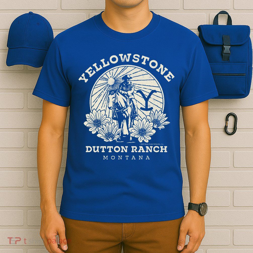 Yellowstone Ranch Solo Horseback Rider T-Shirt
