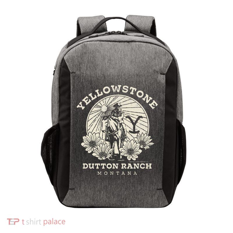 Yellowstone Ranch Solo Horseback Rider Vector Backpack