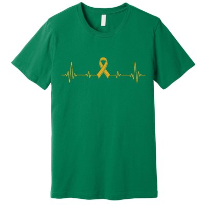 Yellow Ribbon Suicide Prevention Awareness Premium T-Shirt