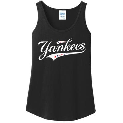 Y.A.N.K.E.E.S. Retro Style Name Ladies Essential Tank