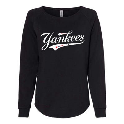 Y.A.N.K.E.E.S. Retro Style Name Womens California Wash Sweatshirt