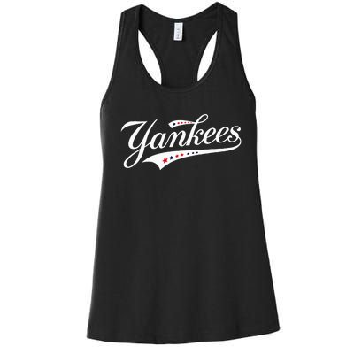 Y.A.N.K.E.E.S. Retro Style Name Women's Racerback Tank