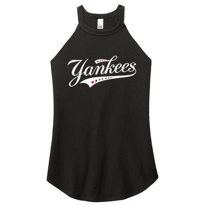 Y.A.N.K.E.E.S. Retro Style Name Women’s Perfect Tri Rocker Tank