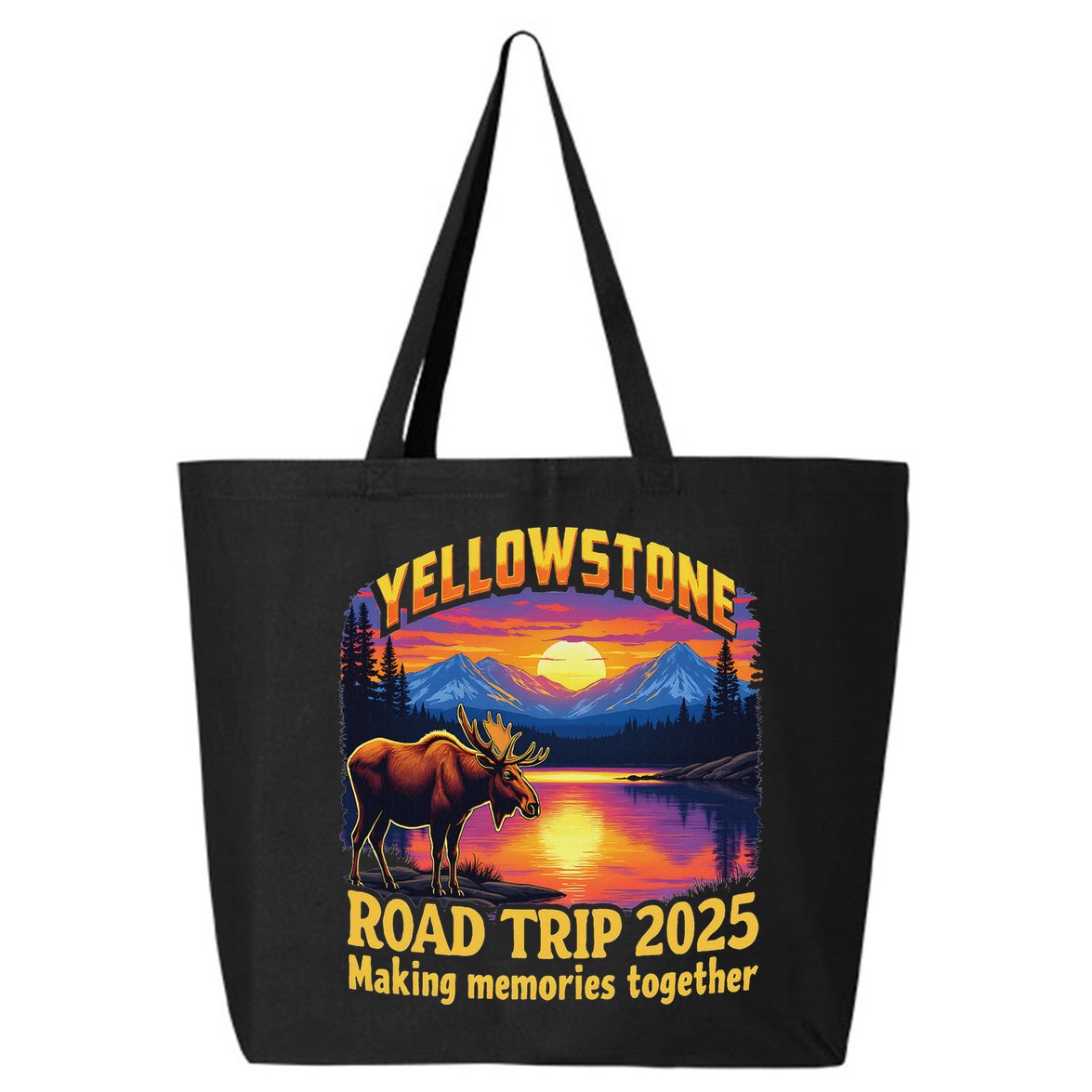Yellowstone Road Trip 2025 Family National Park 25L Jumbo Tote