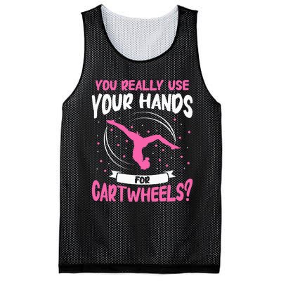 You Really Use Your Hands For Cartwheels Mesh Reversible Basketball Jersey Tank