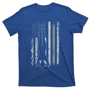 Yoga Retro Usa Flag Fitness 4th Of July Yoga Meaningful Gift T-Shirt