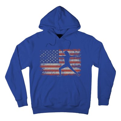 Yoga Retro Usa Flag Fitness 4th Of July Yoga Gift Hoodie