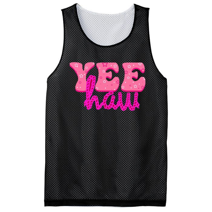 Yeehaw Rodeo Western Country Cow Yee haw Mesh Reversible Basketball Jersey Tank