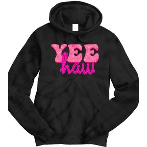 Yeehaw Rodeo Western Country Cow Yee haw Tie Dye Hoodie