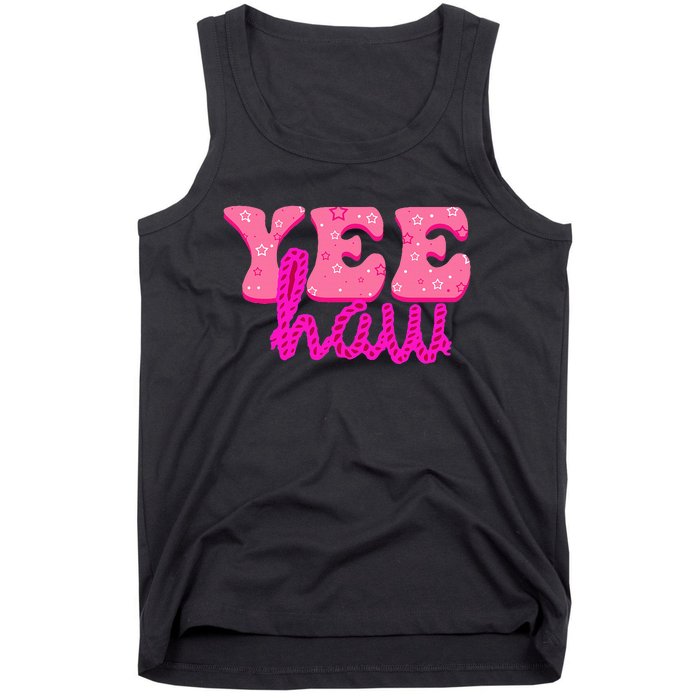 Yeehaw Rodeo Western Country Cow Yee haw Tank Top