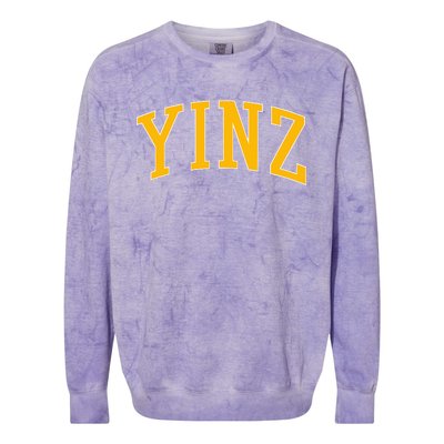 Yinz Retro Yinzer Pittsburgh Vintage Colorblast Crewneck Sweatshirt