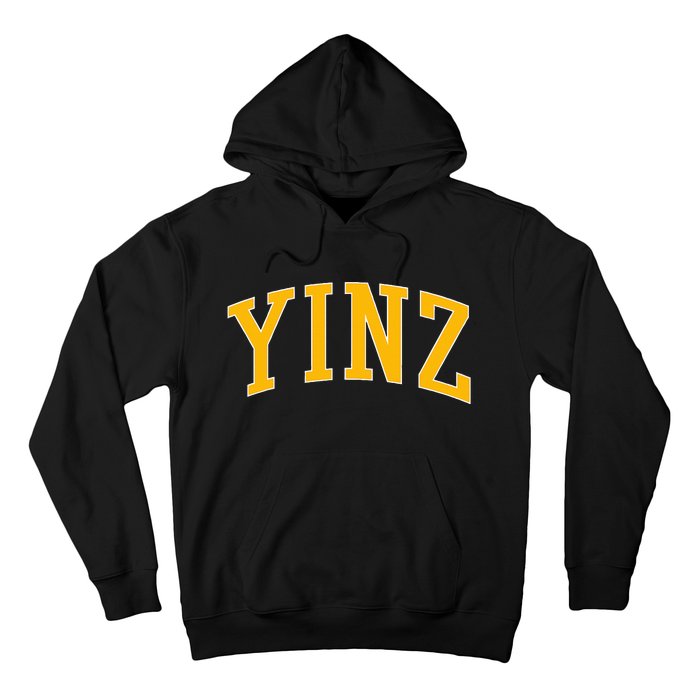 Yinz Retro Yinzer Pittsburgh Vintage Hoodie