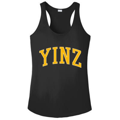 Yinz Retro Yinzer Pittsburgh Vintage Ladies PosiCharge Competitor Racerback Tank