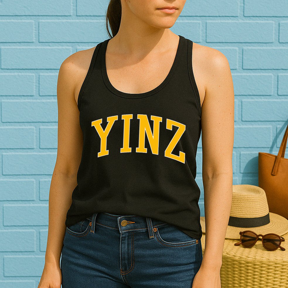 Yinz Retro Yinzer Pittsburgh Vintage Womens Tank Top