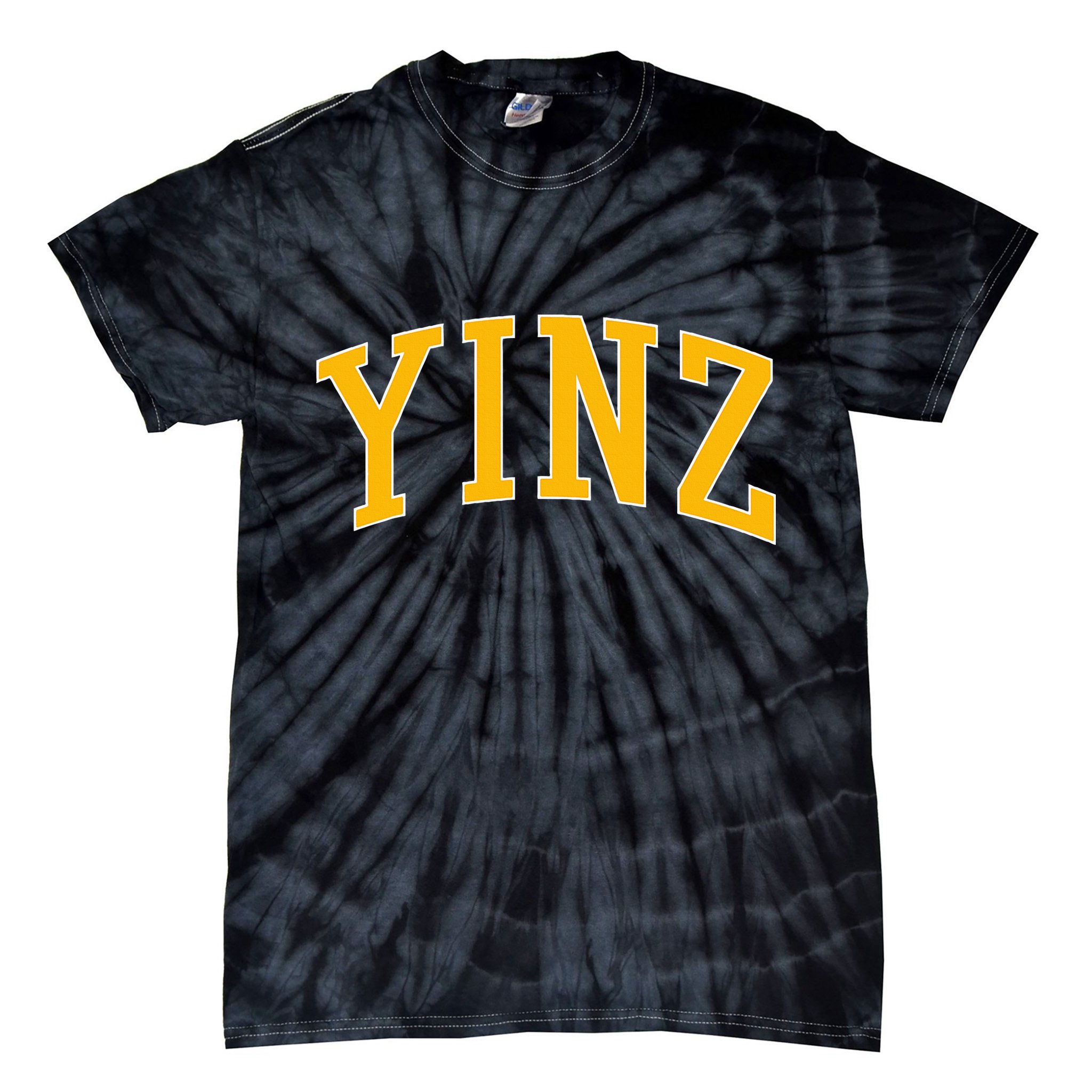 Yinz Retro Yinzer Pittsburgh Vintage Tie-Dye T-Shirt