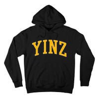 Yinz Retro Yinzer Pittsburgh Vintage Tall Hoodie