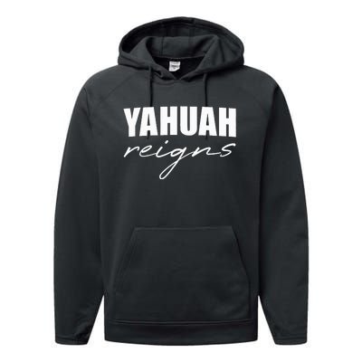 Yahuah Reigns Performance Fleece Hoodie