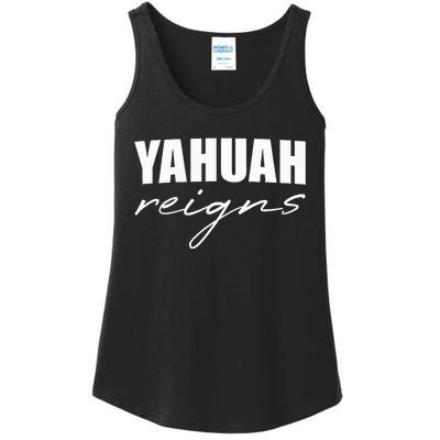 Yahuah Reigns Ladies Essential Tank