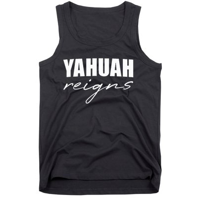 Yahuah Reigns Tank Top