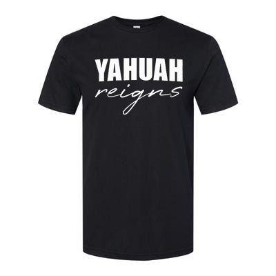 Yahuah Reigns Softstyle CVC T-Shirt