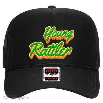 Young Rattler High Crown Mesh Back Trucker Hat
