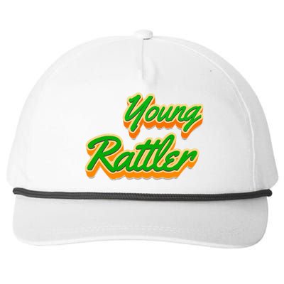 Young Rattler Snapback Five-Panel Rope Hat