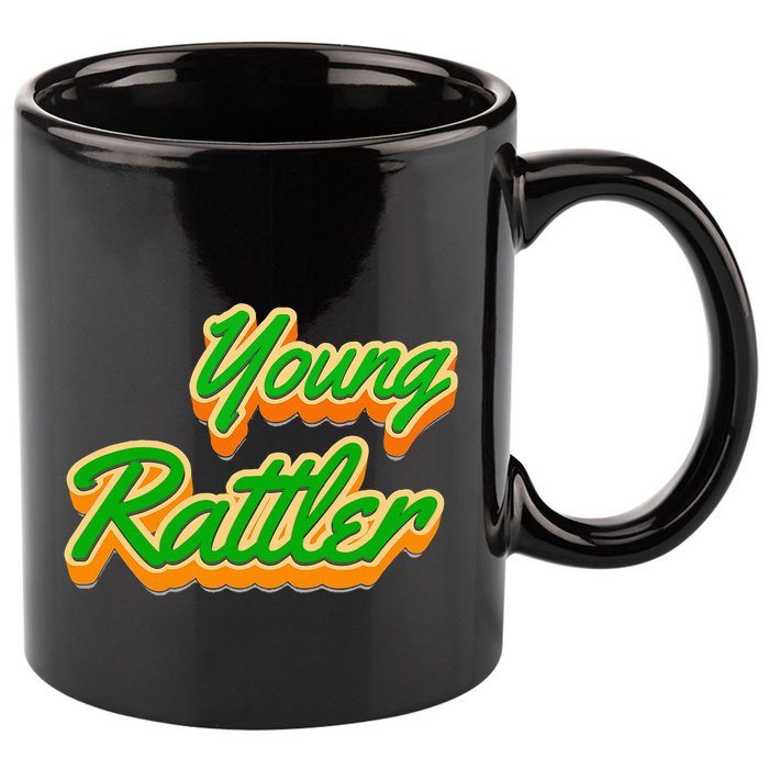 Young Rattler 11oz C Handle Ceramic Mug