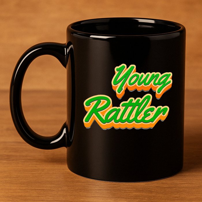 Young Rattler 11oz C Handle Ceramic Mug