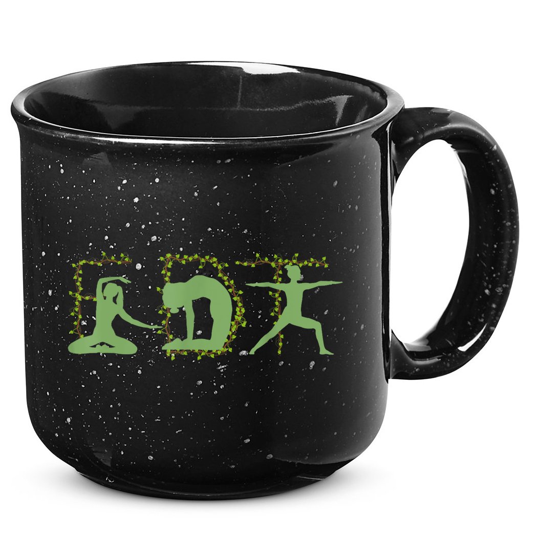 Yoga Subtle Anti Trump Floral Political Not My President 15oz Campfire Ceramic Mug