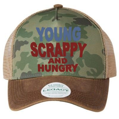 Young Scrappy And Hungry Legacy Tie Dye Trucker Hat