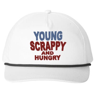 Young Scrappy And Hungry Snapback Five-Panel Rope Hat