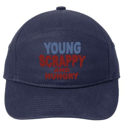 Young Scrappy And Hungry 7-Panel Snapback Hat