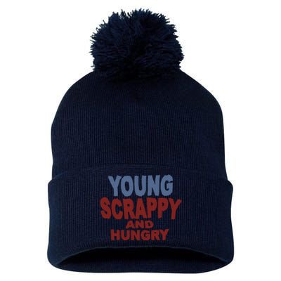 Young Scrappy And Hungry Pom Pom 12in Knit Beanie