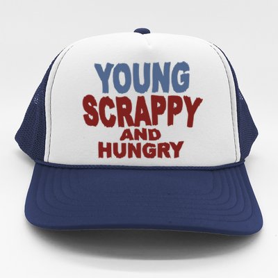 Young Scrappy And Hungry Trucker Hat