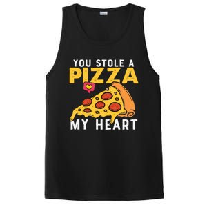 You Stole A Piece Of My Heart Pizza Lovers Funny Couples Meaningful Gift PosiCharge Competitor Tank