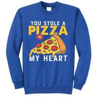 You Stole A Piece Of My Heart Pizza Lovers Funny Couples Meaningful Gift Sweatshirt