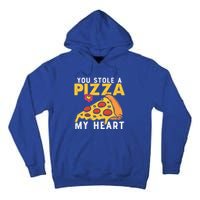 You Stole A Piece Of My Heart Pizza Lovers Funny Couples Meaningful Gift Tall Hoodie