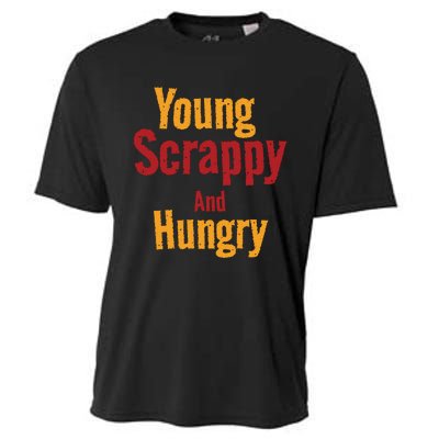 Young Scrappy And Hungry Cooling Performance Crew T-Shirt