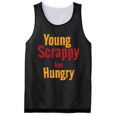 Young Scrappy And Hungry Mesh Reversible Basketball Jersey Tank