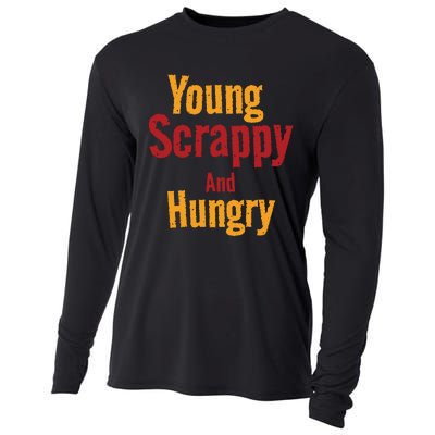 Young Scrappy And Hungry Cooling Performance Long Sleeve Crew