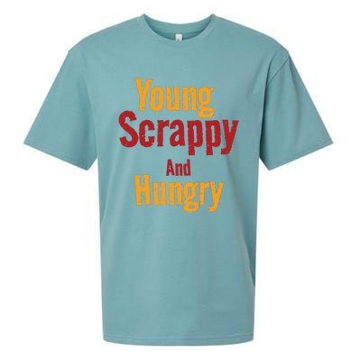 Young Scrappy And Hungry Sueded Cloud Jersey T-Shirt