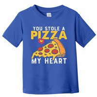 You Stole A Piece Of My Heart Pizza Lovers Funny Couples Gift Toddler T-Shirt