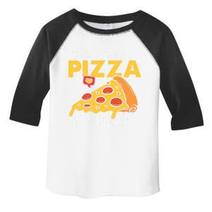 You Stole A Piece Of My Heart Pizza Lovers Funny Couples Gift Toddler Fine Jersey T-Shirt