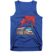 Yellow School Bus Valentines Day School Bus Driver Conductor Gift Tank Top