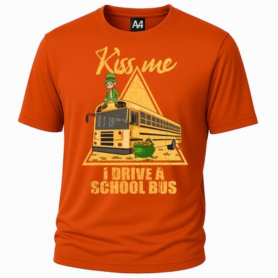 Yellow School Bus Quote Skoolie Fan Gift Cooling Performance Crew T-Shirt