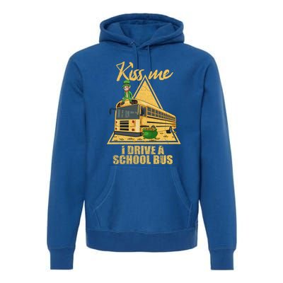 Yellow School Bus Quote Skoolie Fan Gift Premium Hoodie