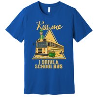 Yellow School Bus Quote Skoolie Fan Gift Premium T-Shirt