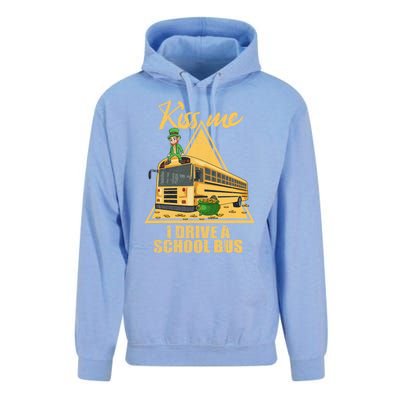 Yellow School Bus Quote Skoolie Fan Gift Unisex Surf Hoodie